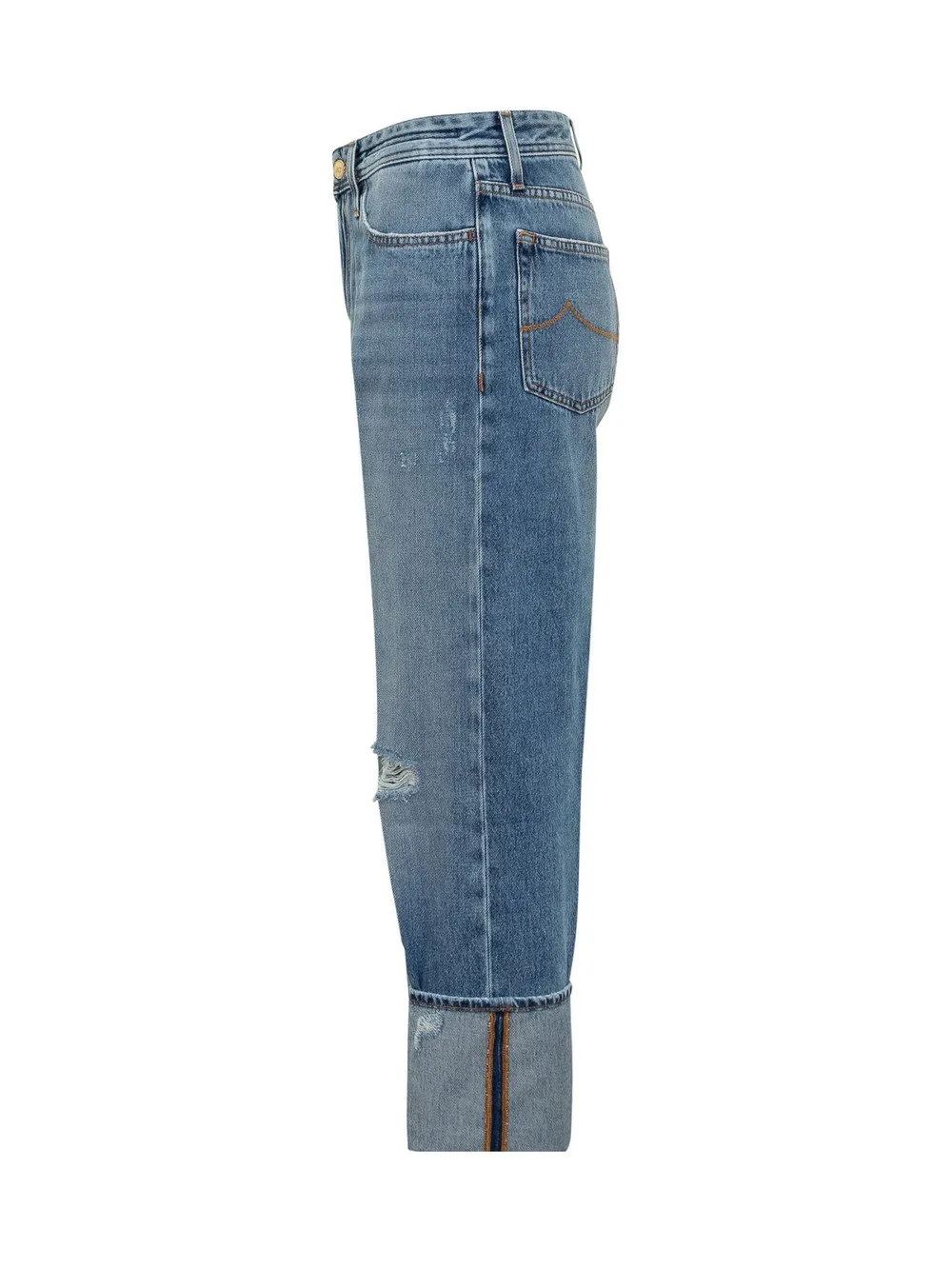 JACOB COHEN Jeans con Risvolto Alto  