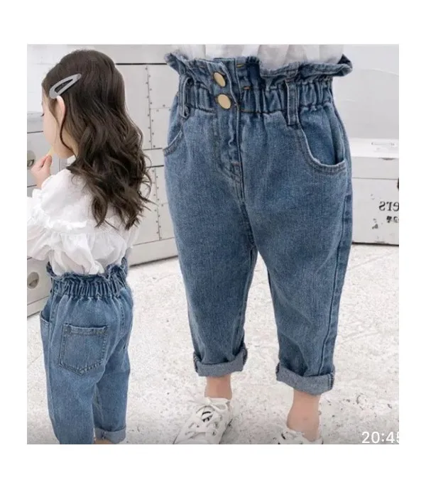 Jeans bimba caramella
