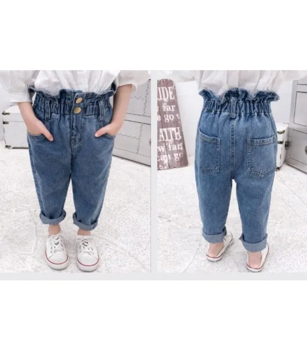 Jeans bimba caramella