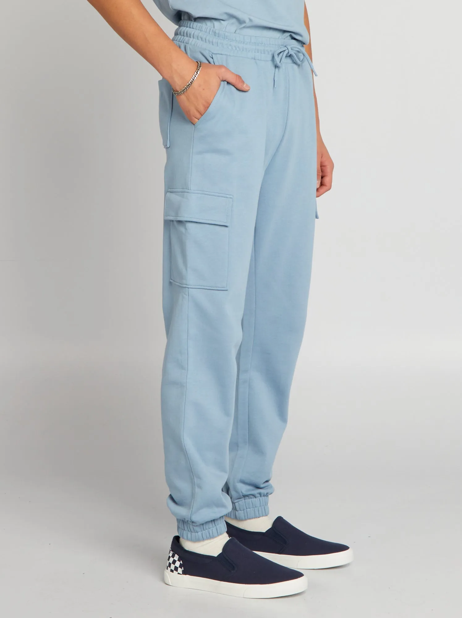 Joggers stile cargo - BLU