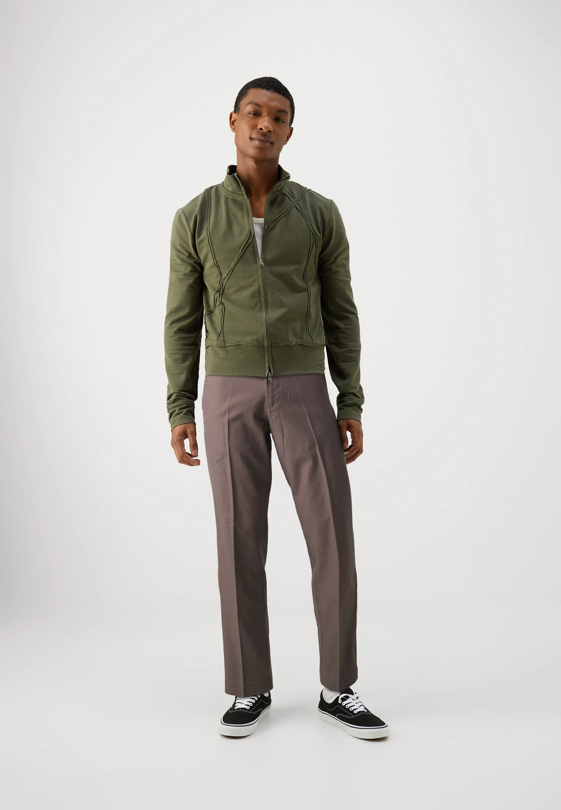 JPSTKANE JJOTIS LINEN BLEND CHINO - Pantaloni