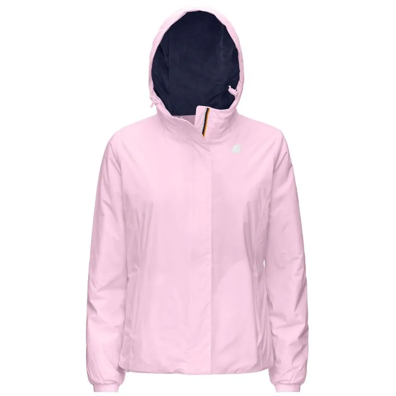 K-way Lily Micro Ripstop Marmotta Giacca Pink Soft Junior Bimba