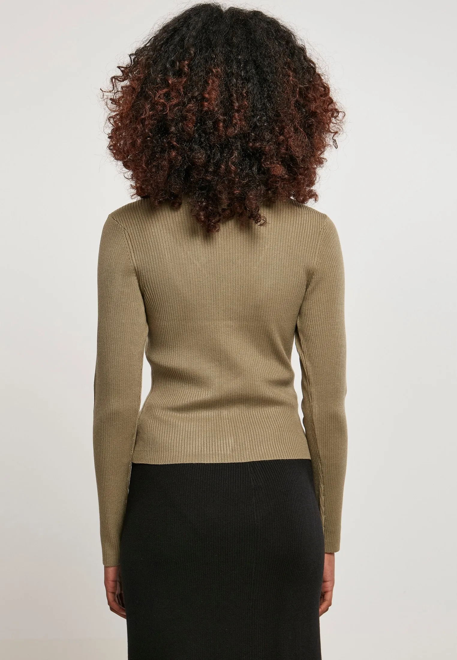 LADIES SHORT RIB KNIT CARDIGAN - Cardigan