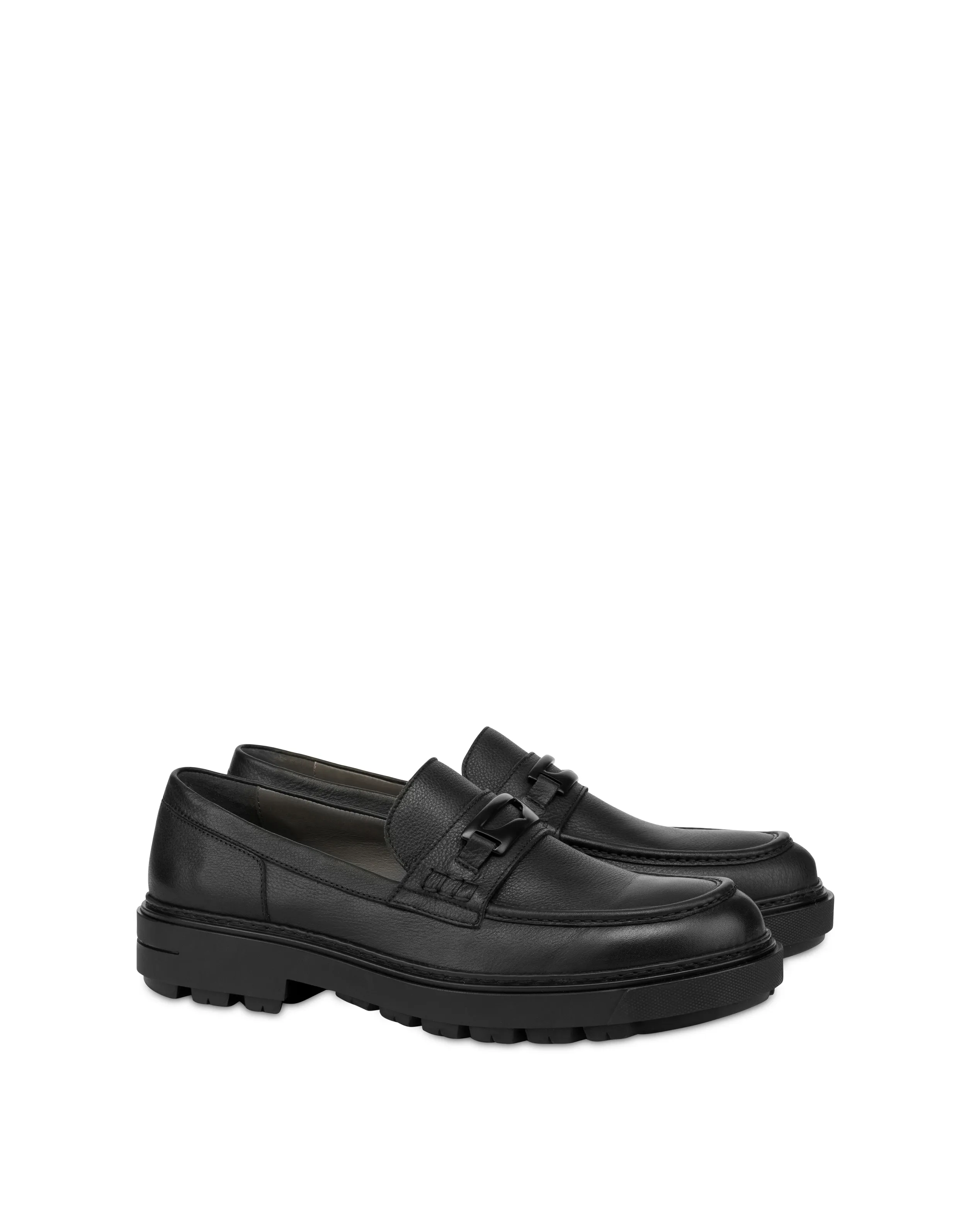     Linea Pollini Mocassini In Vitello Kent Nero