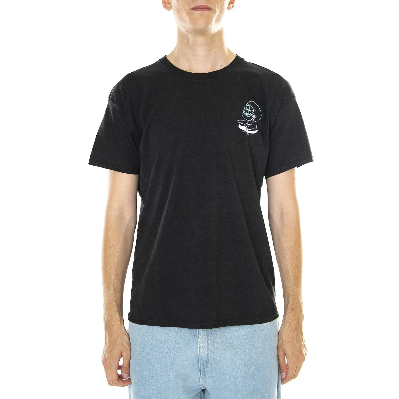 LONDON STORE M' Erk14 For London 05 Black - Maglietta Girocollo Uomo Nera    