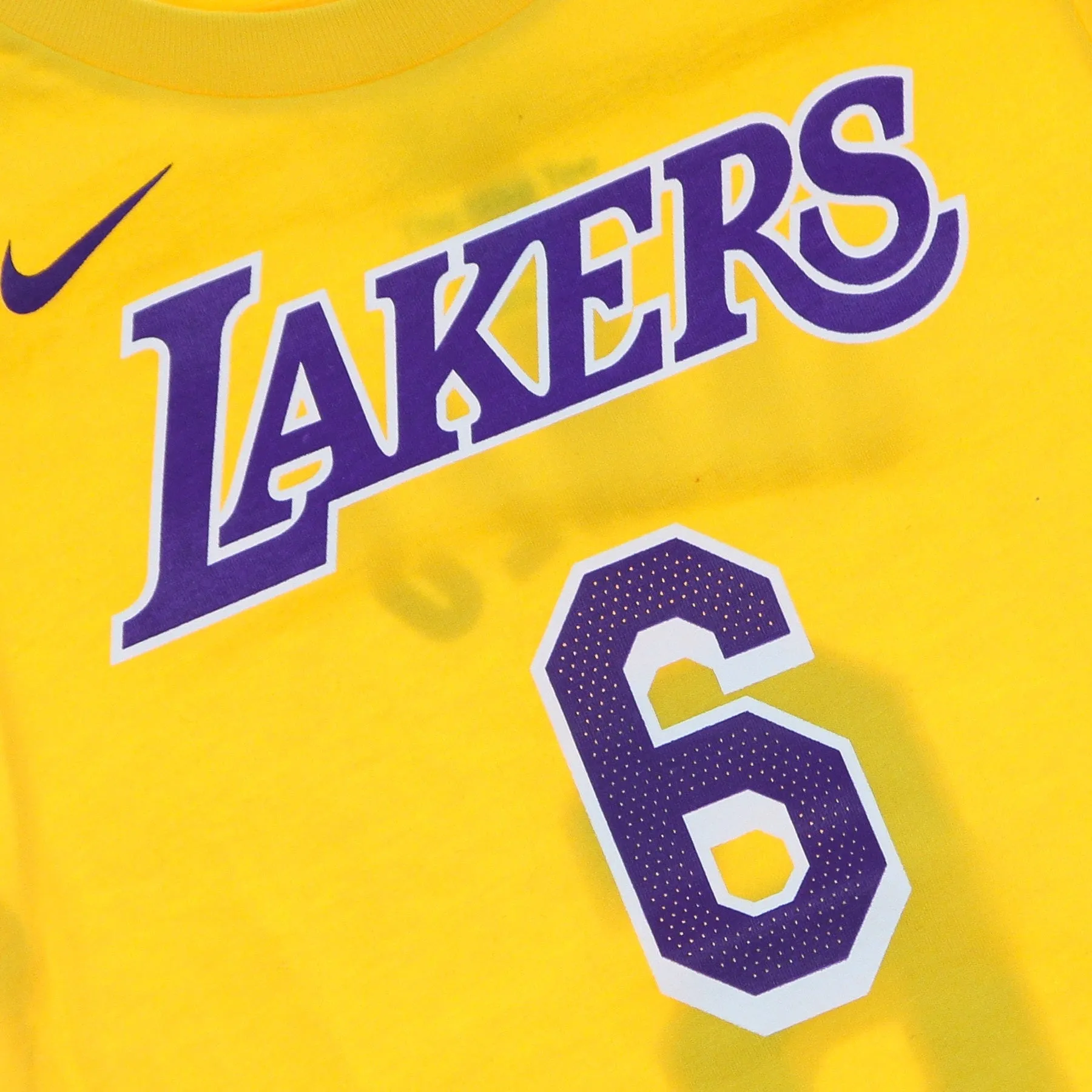 Maglietta Bambino Nba Icon Edition Tee No 6 Lebron James Loslak Original Team Colors