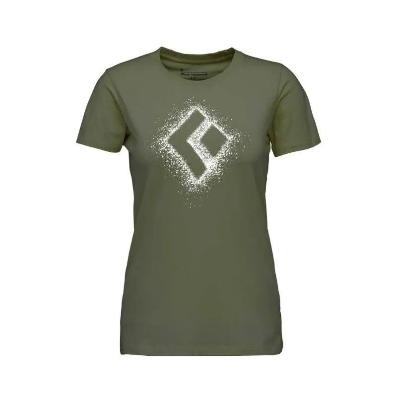 Maglietta da arrampicata da donna Black Diamond Chalked Up 2.0 Short Sleeve Tee (Tundra)