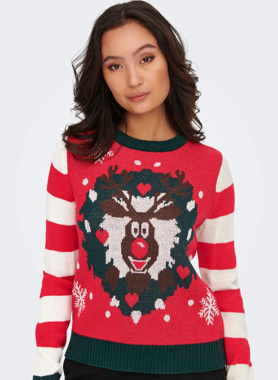 maglione deco stripes christmas