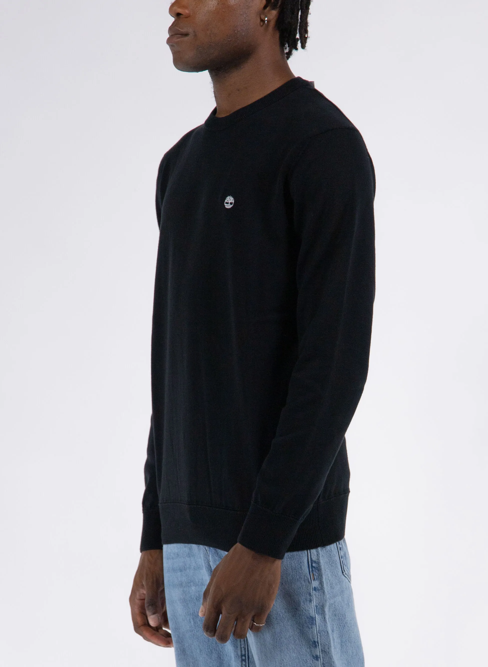 maglione giro mini logo