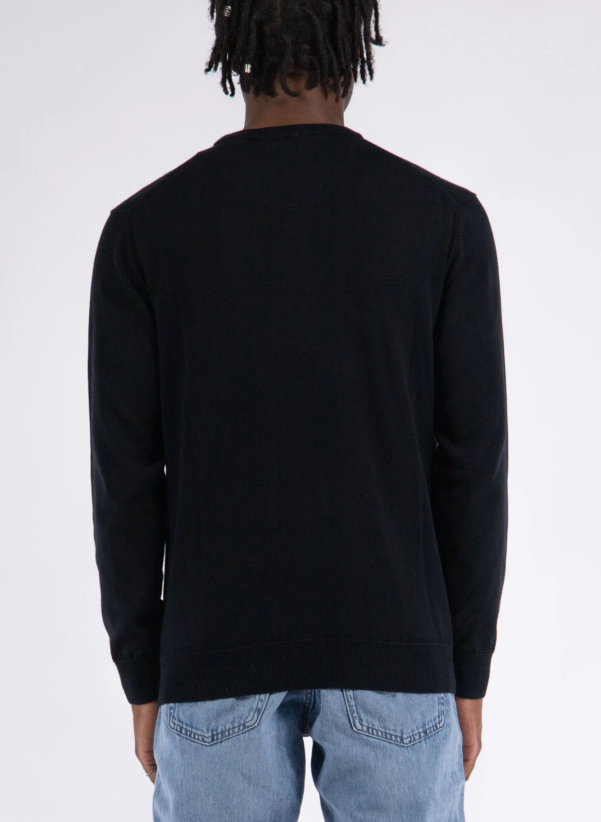 maglione giro mini logo
