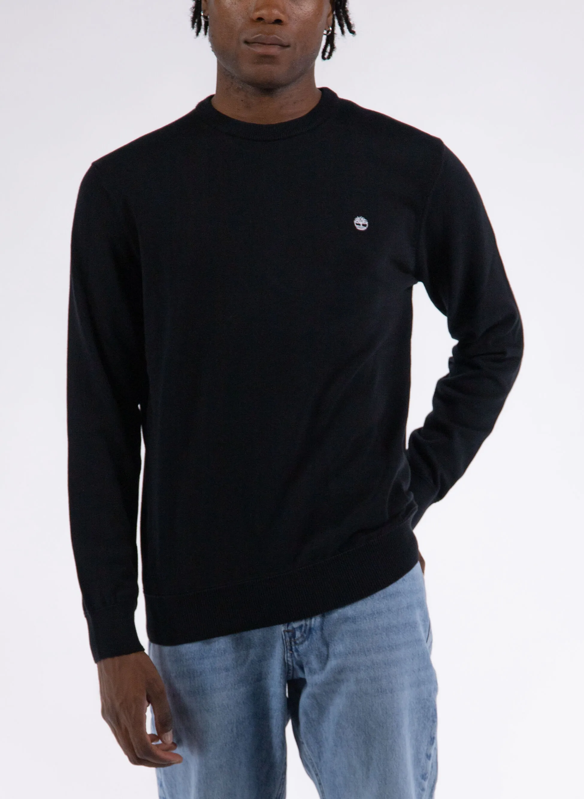 maglione giro mini logo