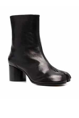 MAISON MARGIELA Calzature,Stivali Stivaletti Tabi 60mm in pelle nera 