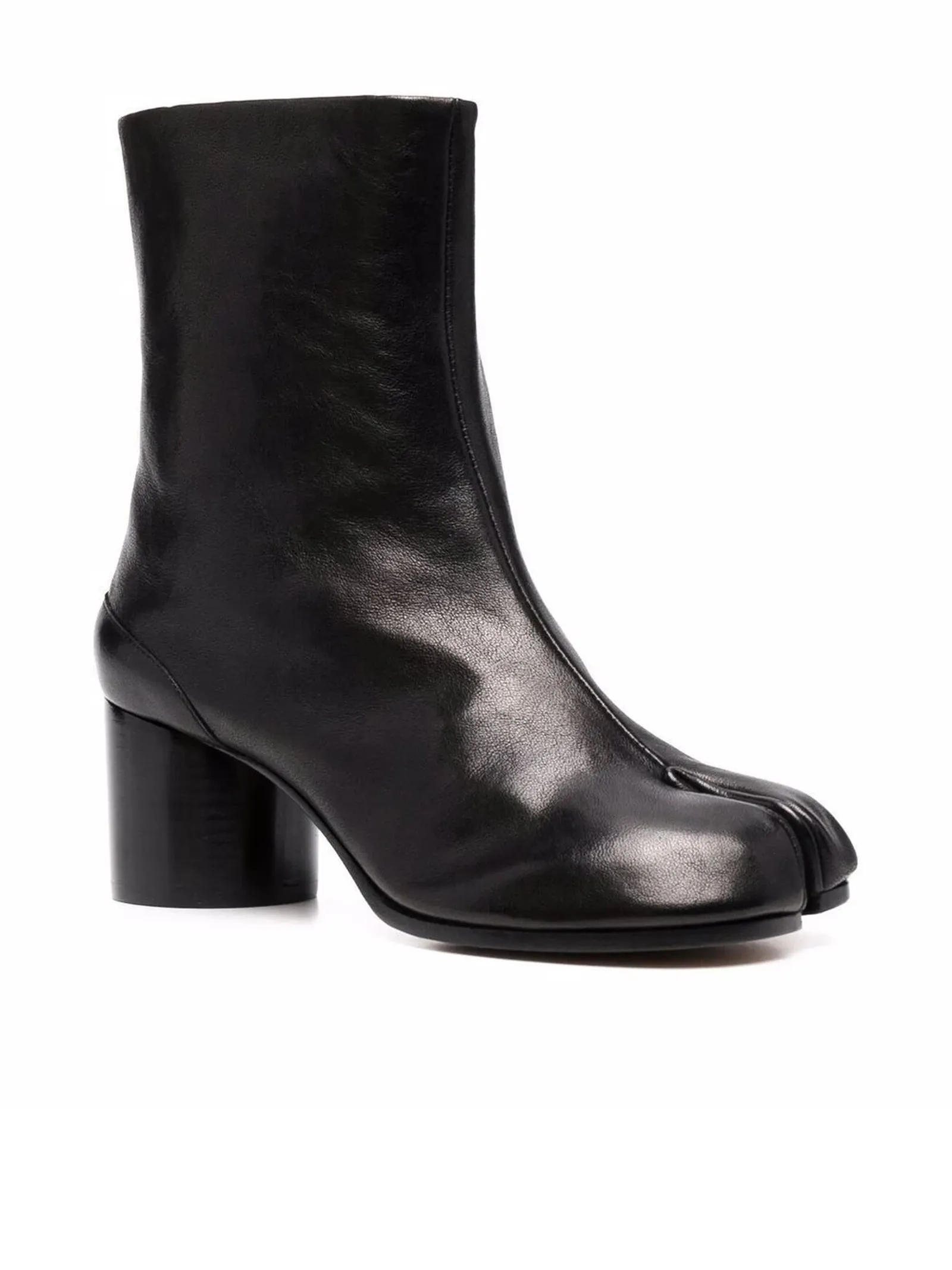 MAISON MARGIELA Calzature,Stivali Stivaletti Tabi 60mm in pelle nera 