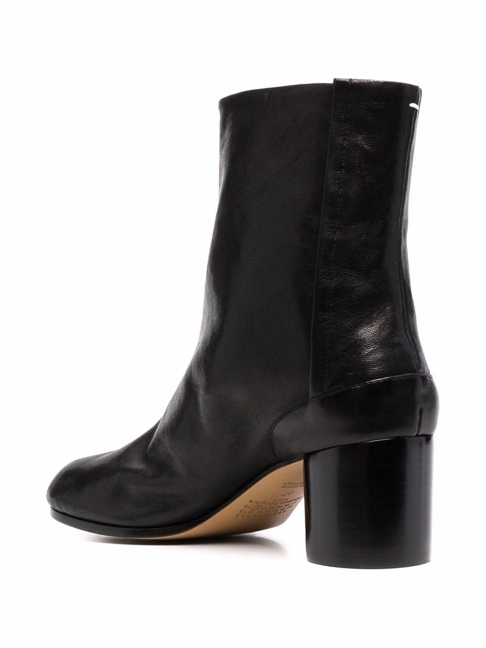 MAISON MARGIELA Calzature,Stivali Stivaletti Tabi 60mm in pelle nera 