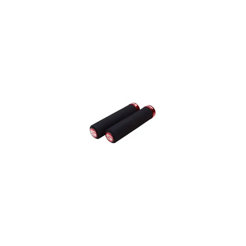 Manopole Lock-on Sram schiuma nero/rosso