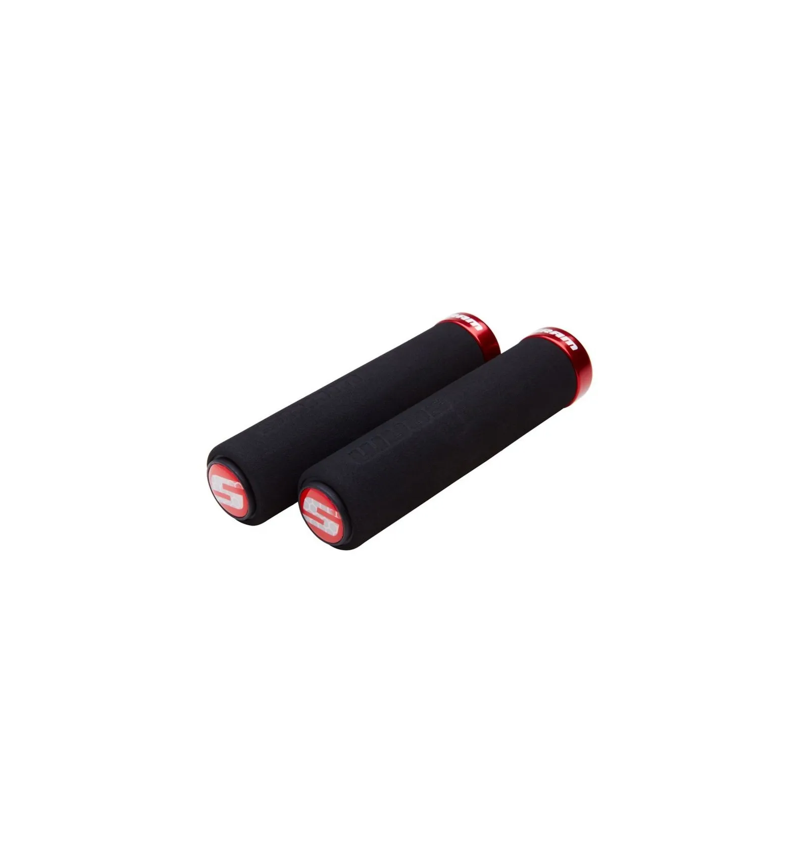 Manopole Lock-on Sram schiuma nero/rosso