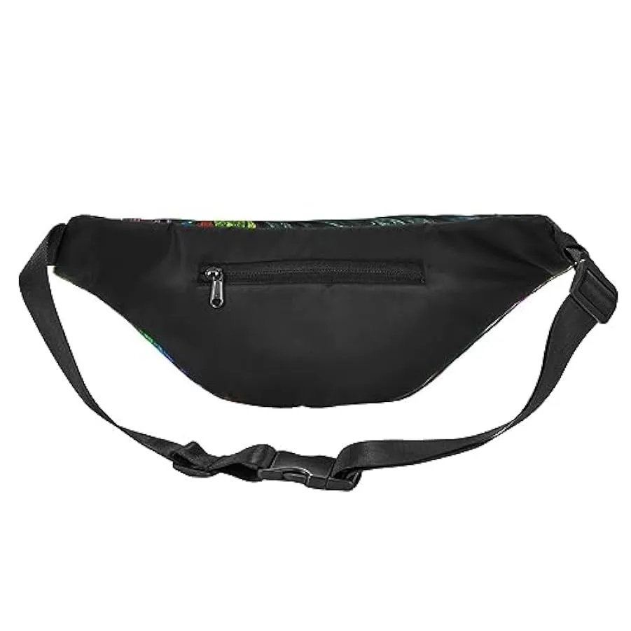 Marsupio con farfalla arcobaleno per donna uomo marsupio cintura regolabile casual marsupio marsupio per viaggi escursionismo ma