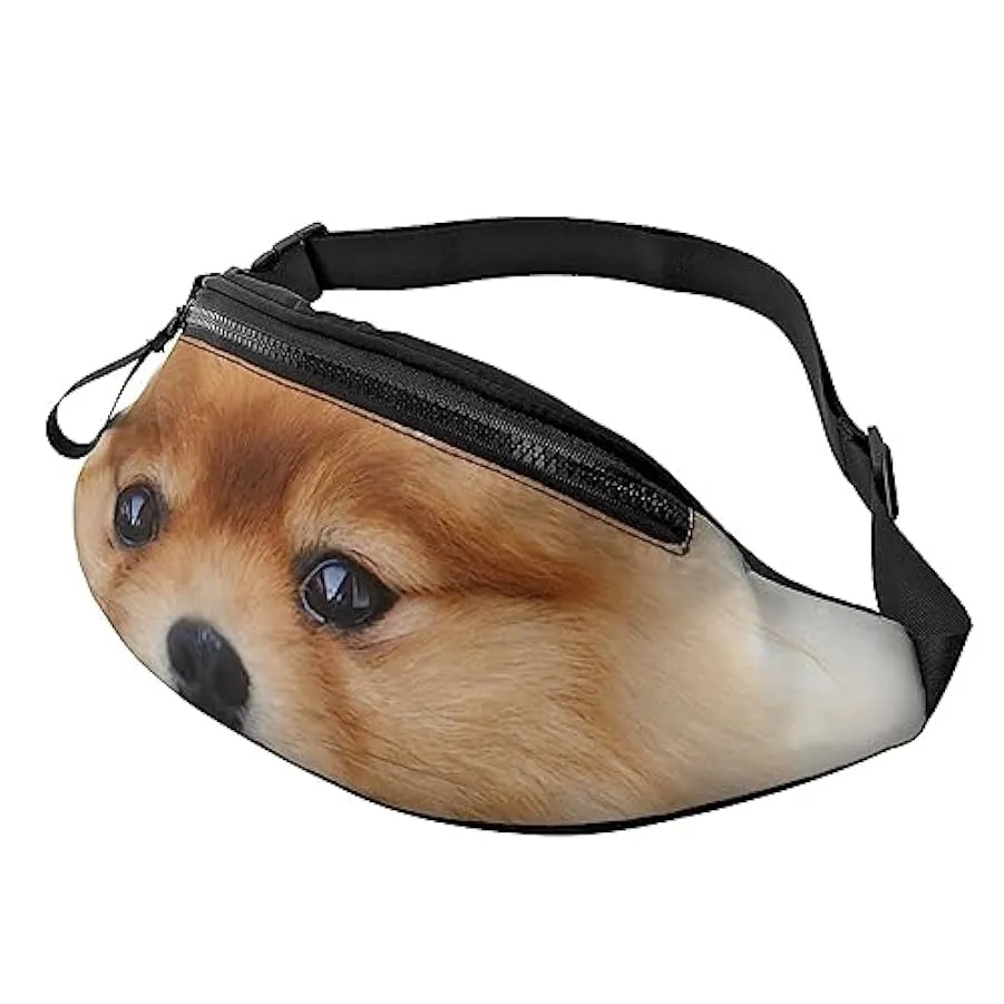 Marsupio giallo Pomerania Marsupio Marsupio per esterni Cane Walking Running Escursionismo Campeggio, Raffreddare Leone, Taglia 