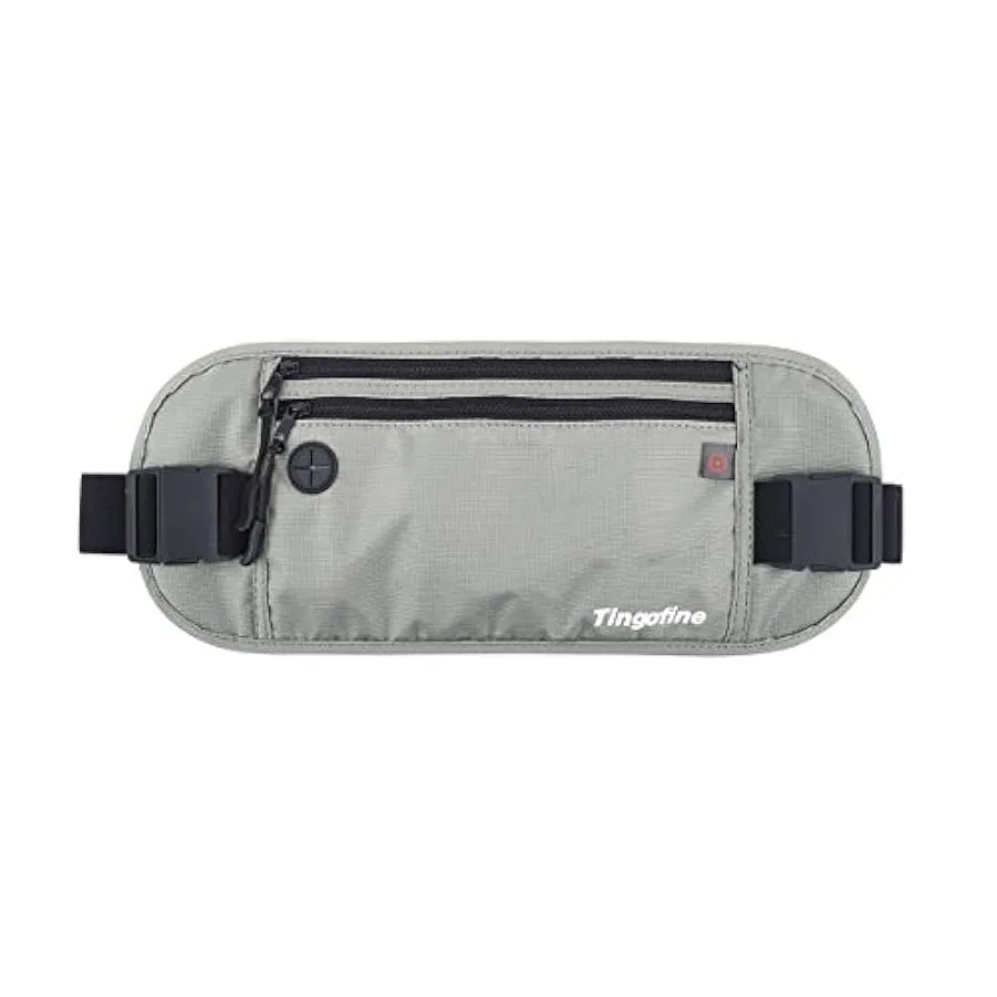 Marsupio sportivo antifurto per esterno Borsa in nylon impermeabile per documenti multifunzione Borsa invisibile per cellulare M