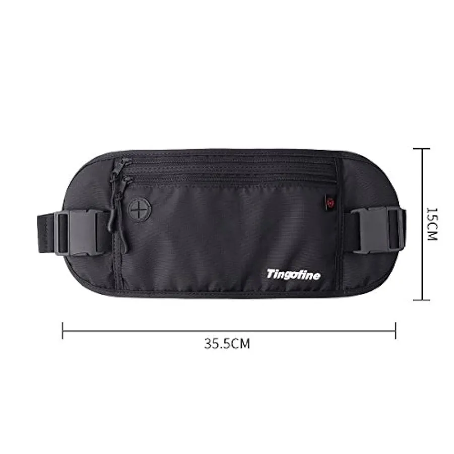 Marsupio sportivo antifurto per esterno Borsa in nylon impermeabile per documenti multifunzione Borsa invisibile per cellulare M
