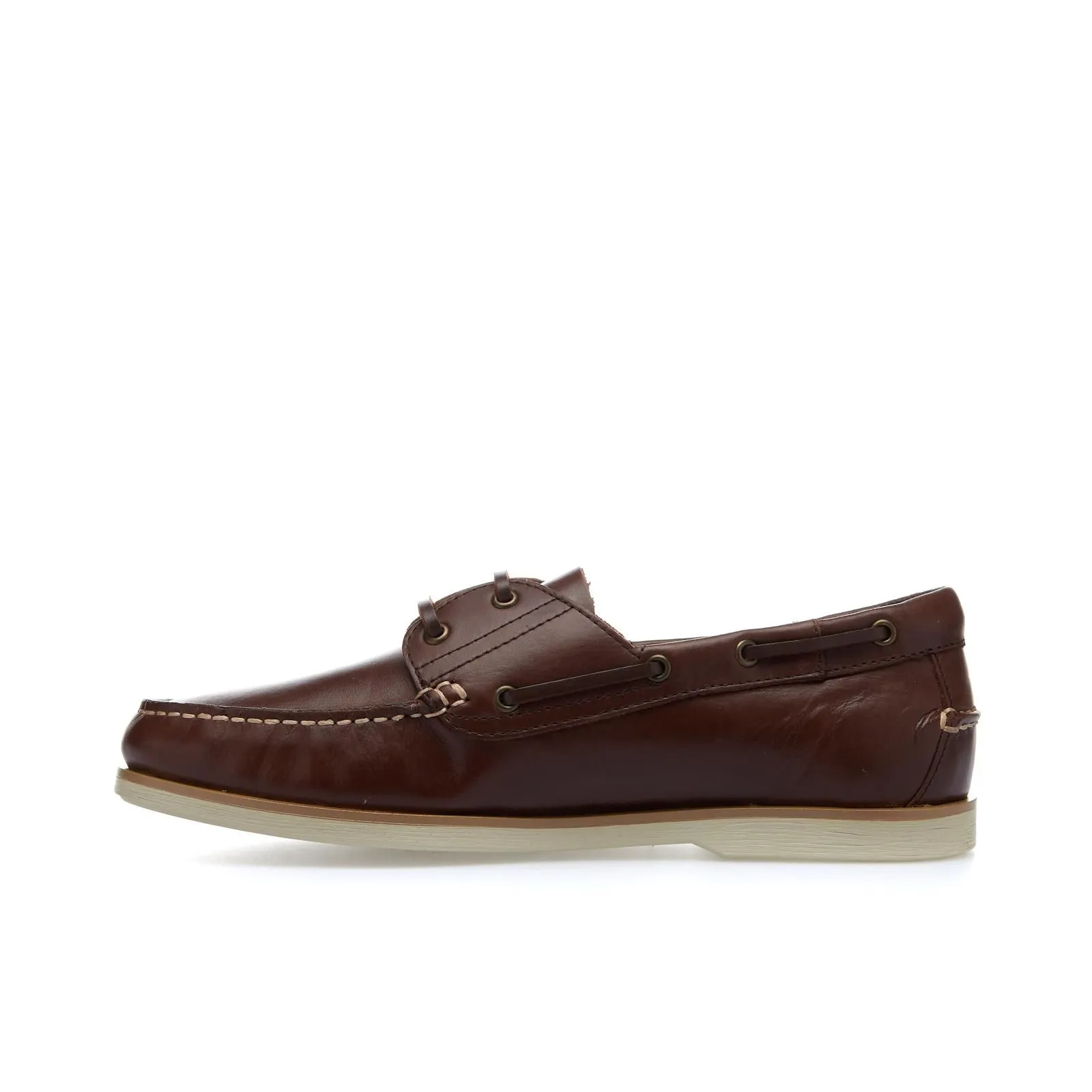 Mocassini marroni uomo in pelle