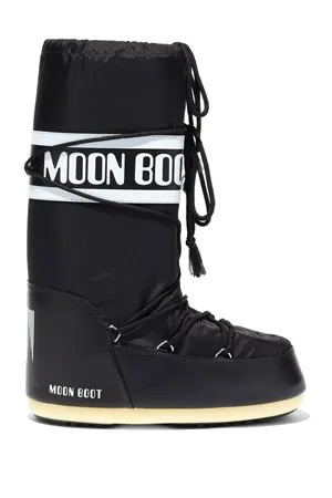 MOON BOOT Calzature,Stivaletti Icon Nero In Nylon 