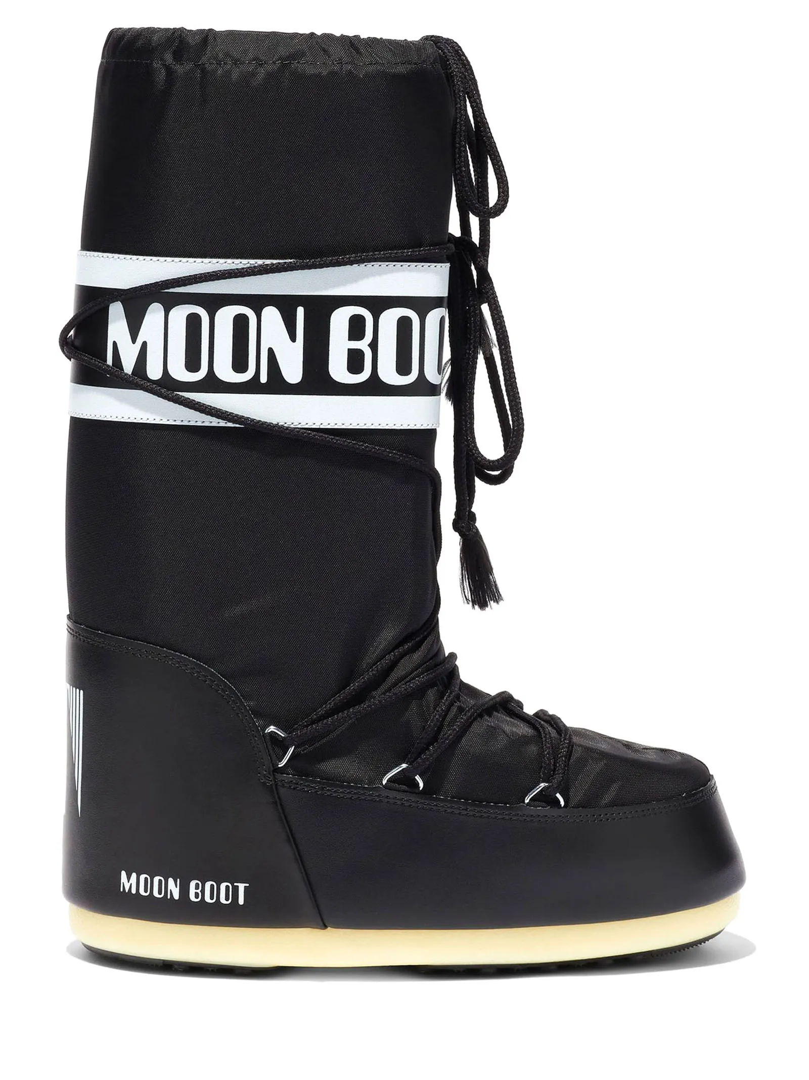 MOON BOOT Calzature,Stivaletti Icon Nero In Nylon 