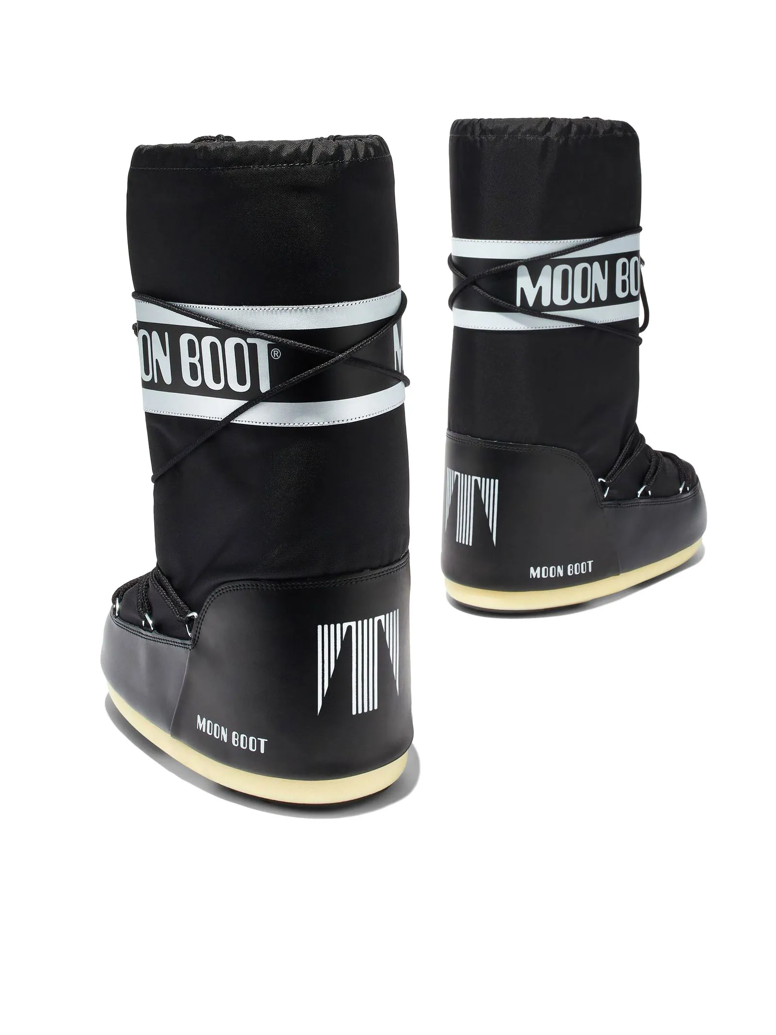 MOON BOOT Calzature,Stivaletti Icon Nero In Nylon 