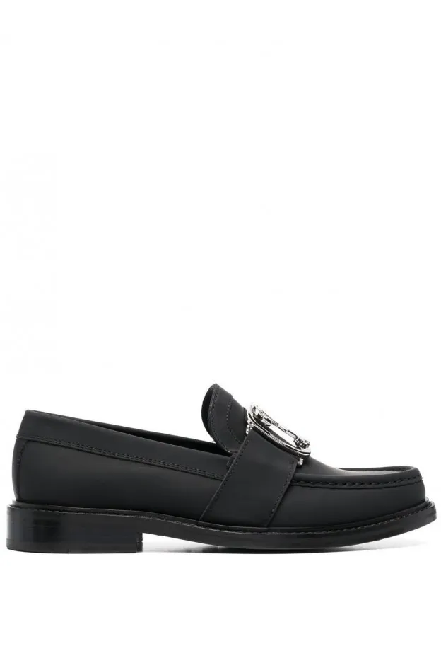 Moschino Mocassini Double Question Mark