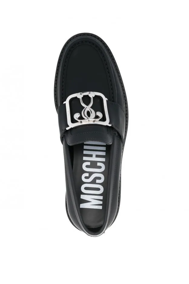 Moschino Mocassini Double Question Mark