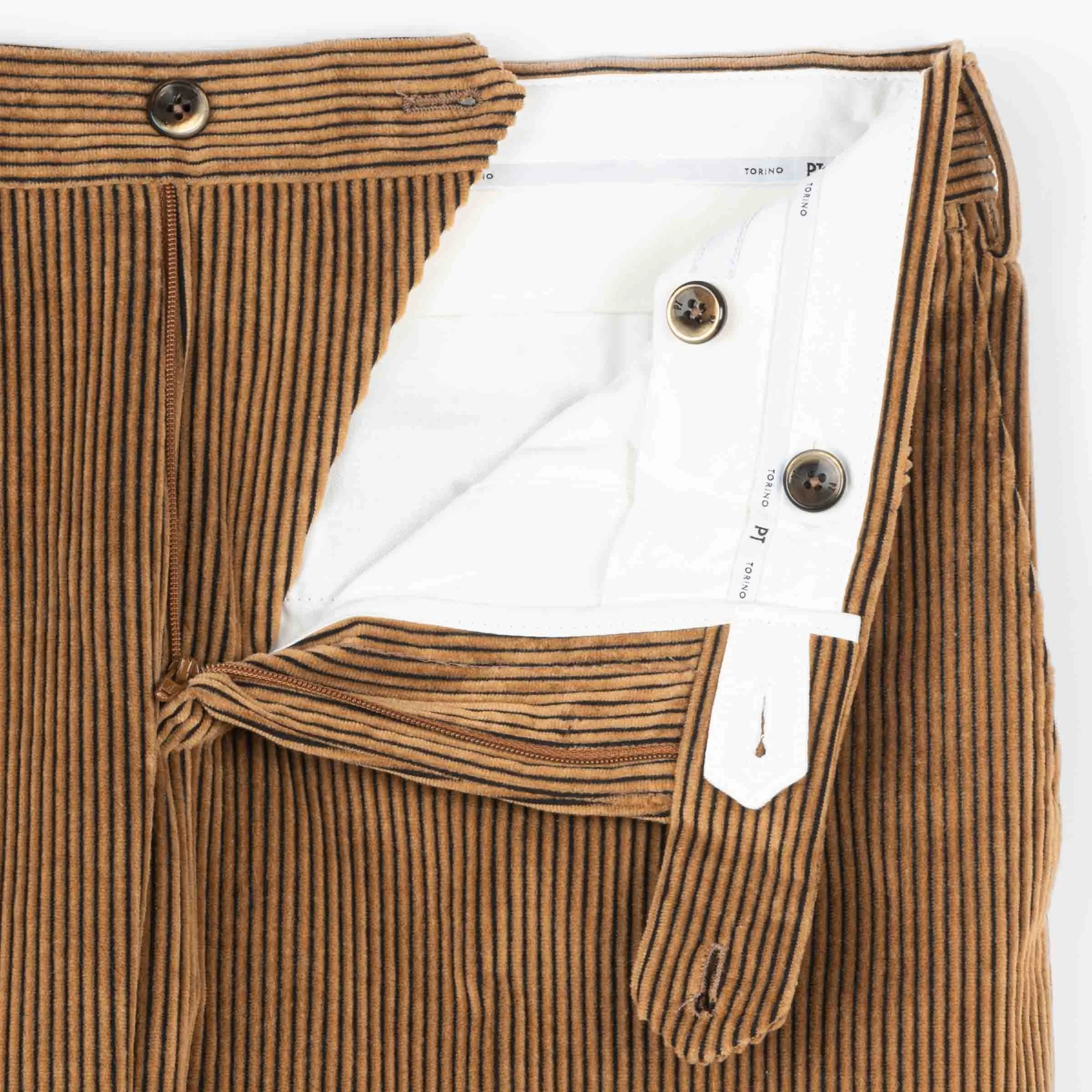 Pantalone a coste in cotone