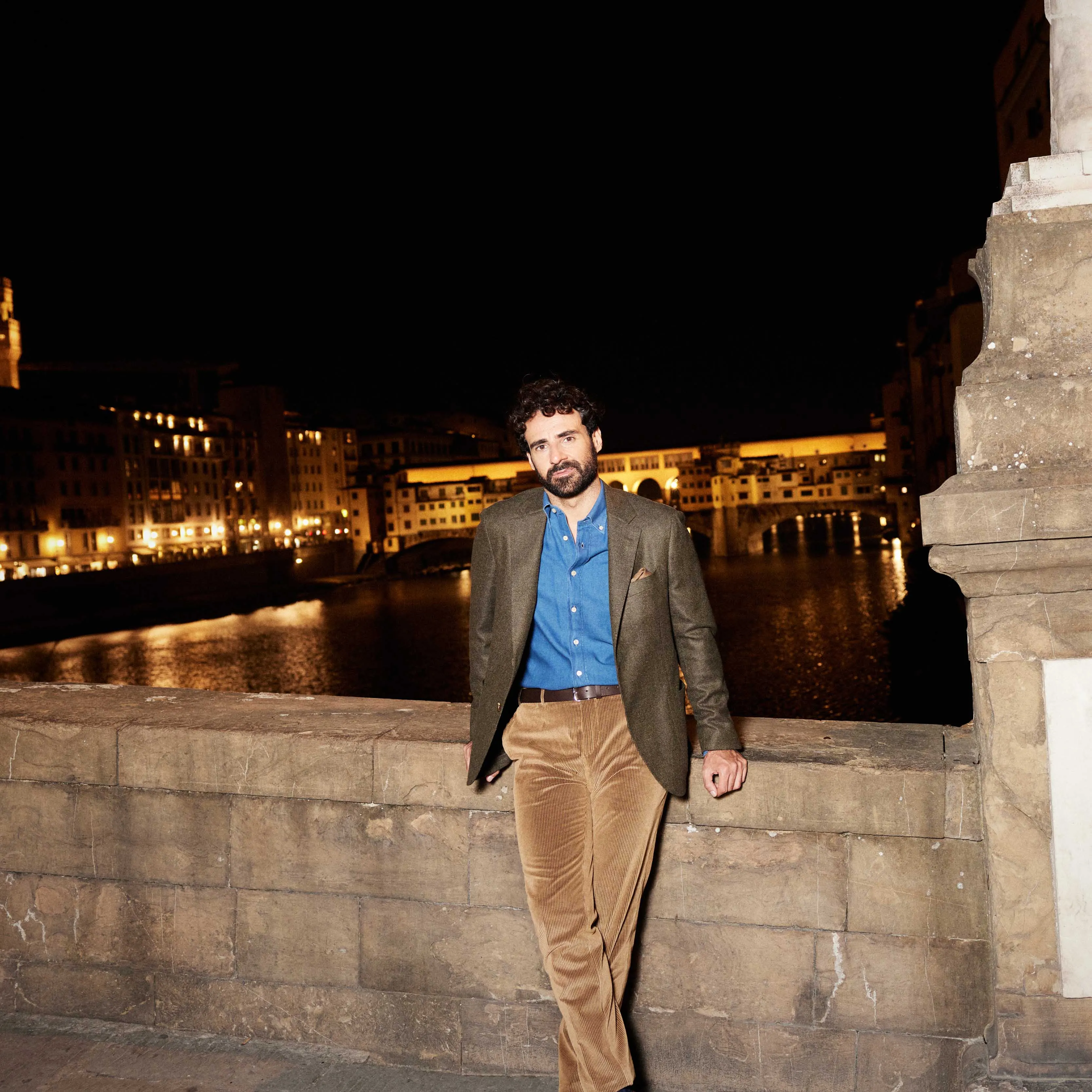 Pantalone a coste in cotone