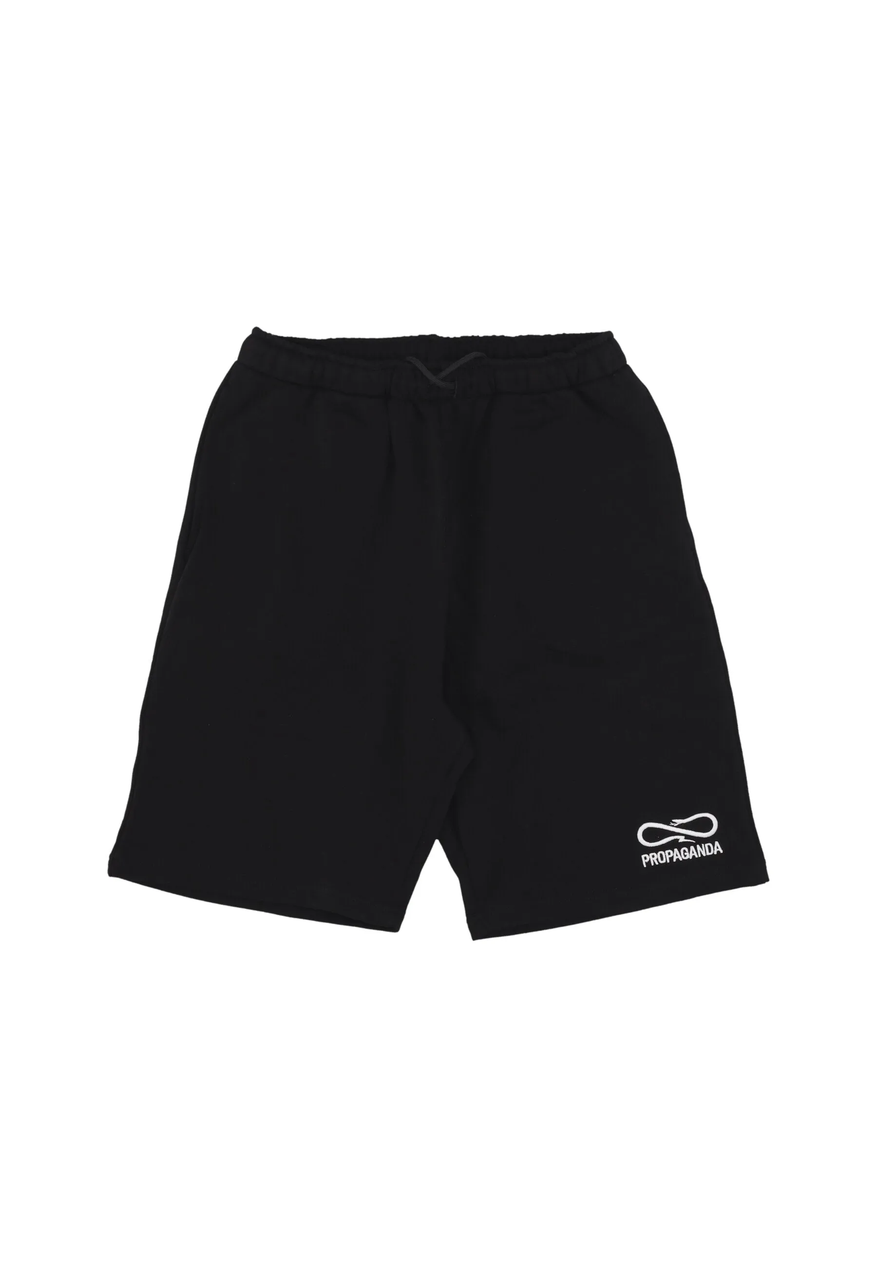 Pantalone Corto Tuta Uomo Logo Embroidery Sweatshort Black