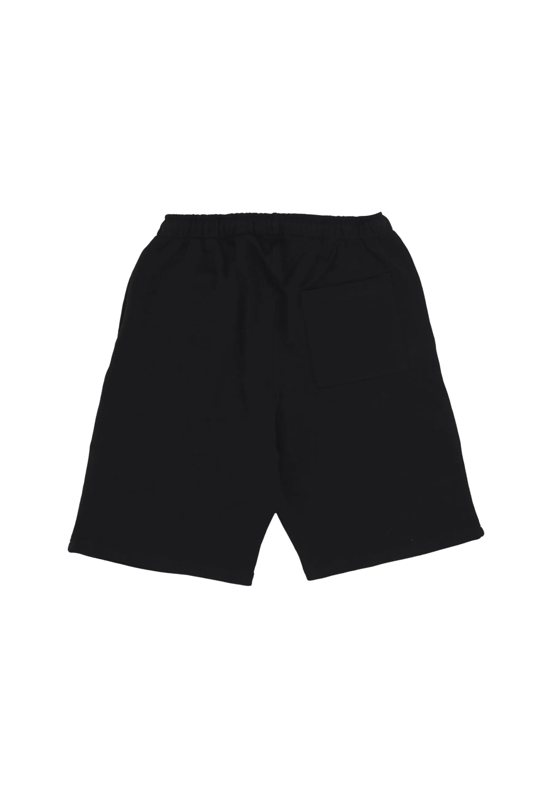 Pantalone Corto Tuta Uomo Logo Embroidery Sweatshort Black