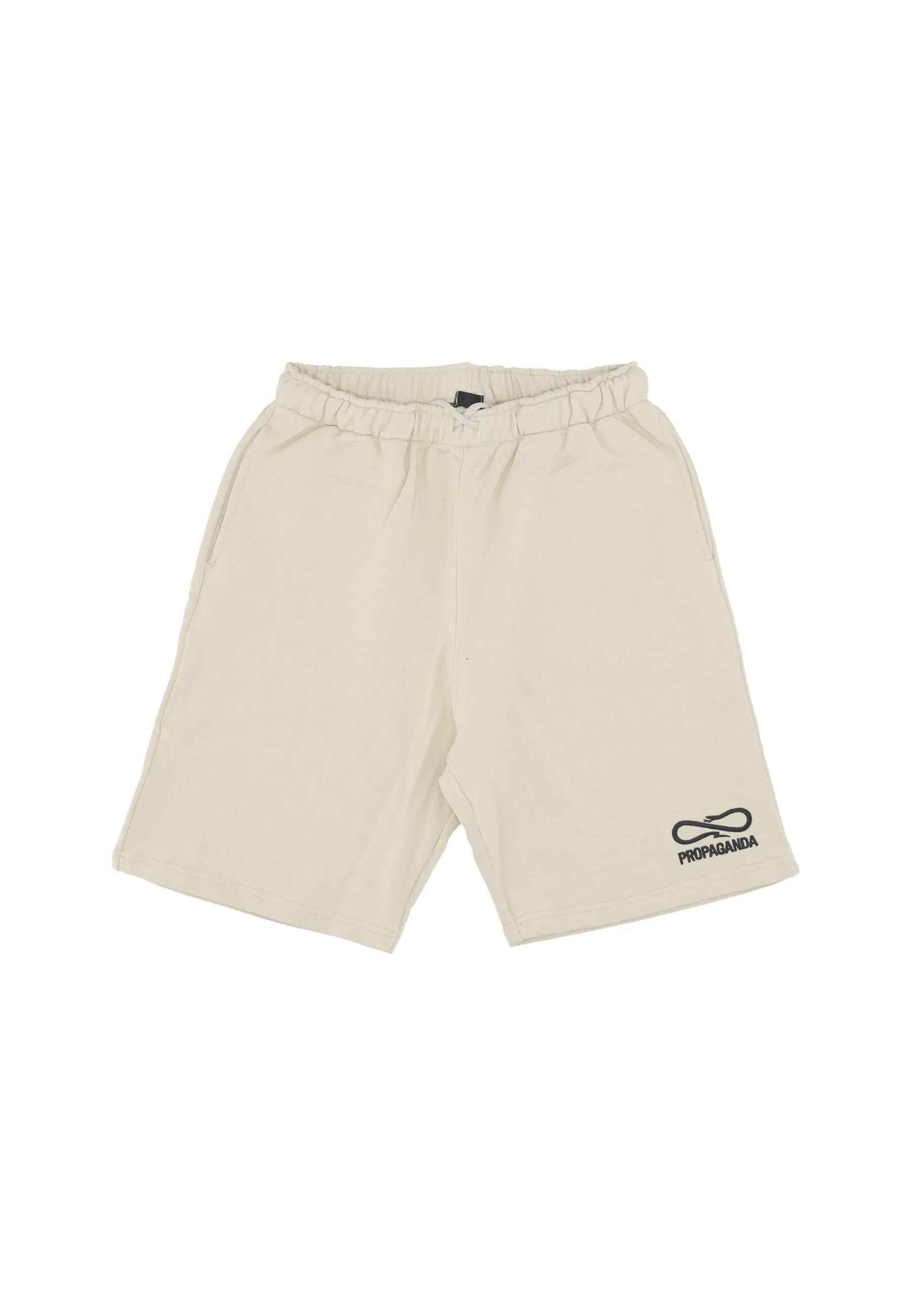 Pantalone Corto Tuta Uomo Logo Embroidery Sweatshort Gravel