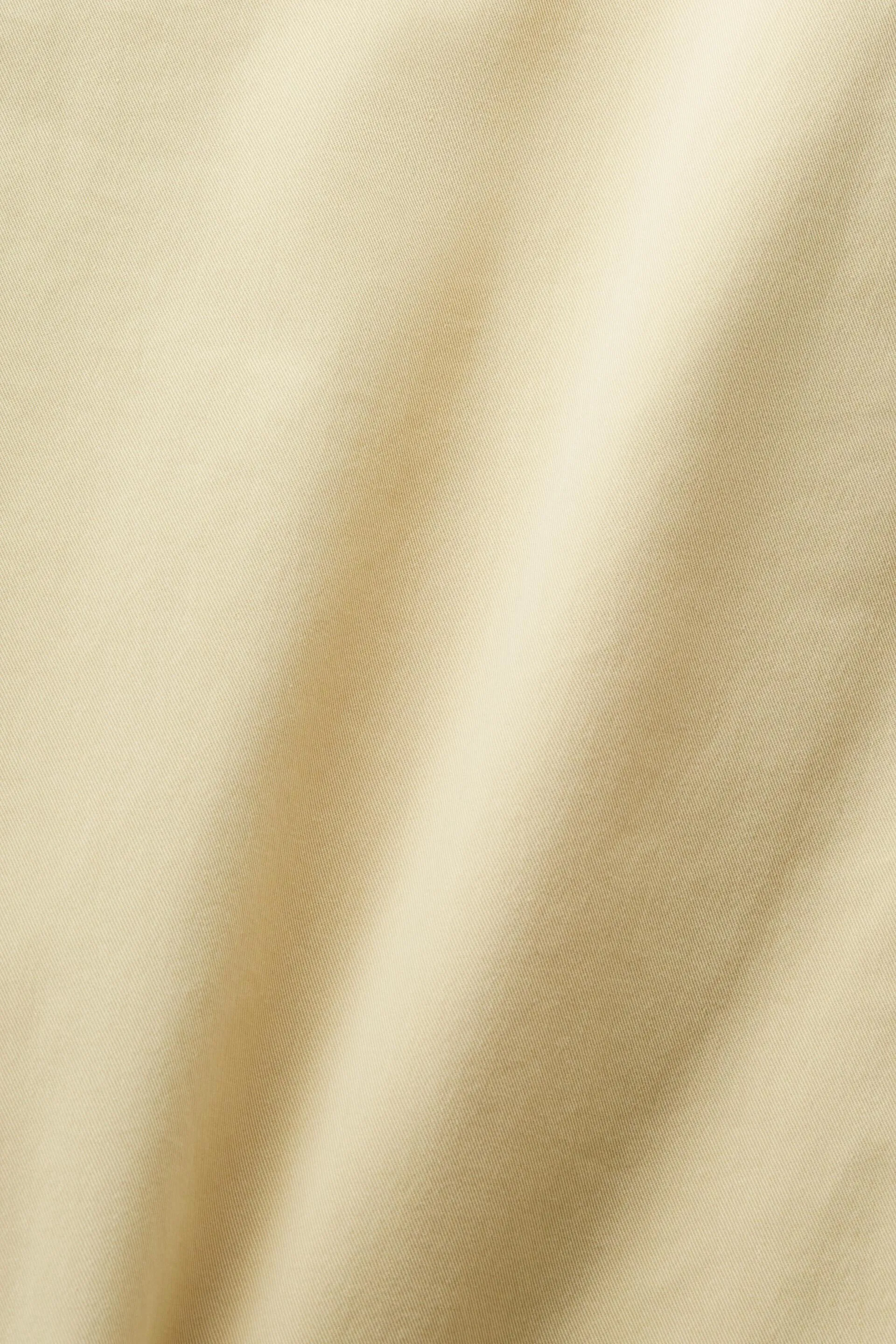 Pantaloni chino dritti in twill elasticizzato