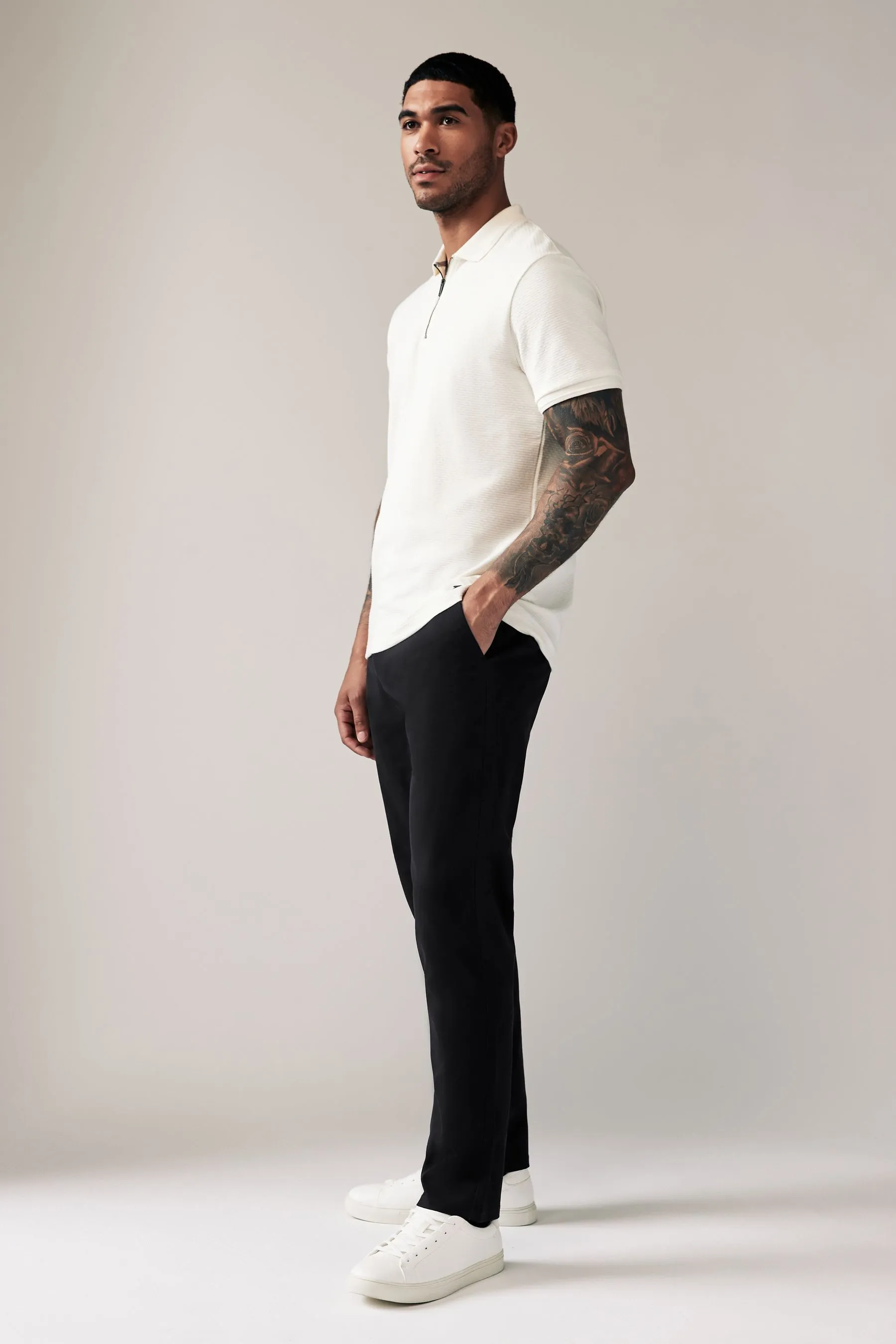 Pantaloni chino elasticizzati