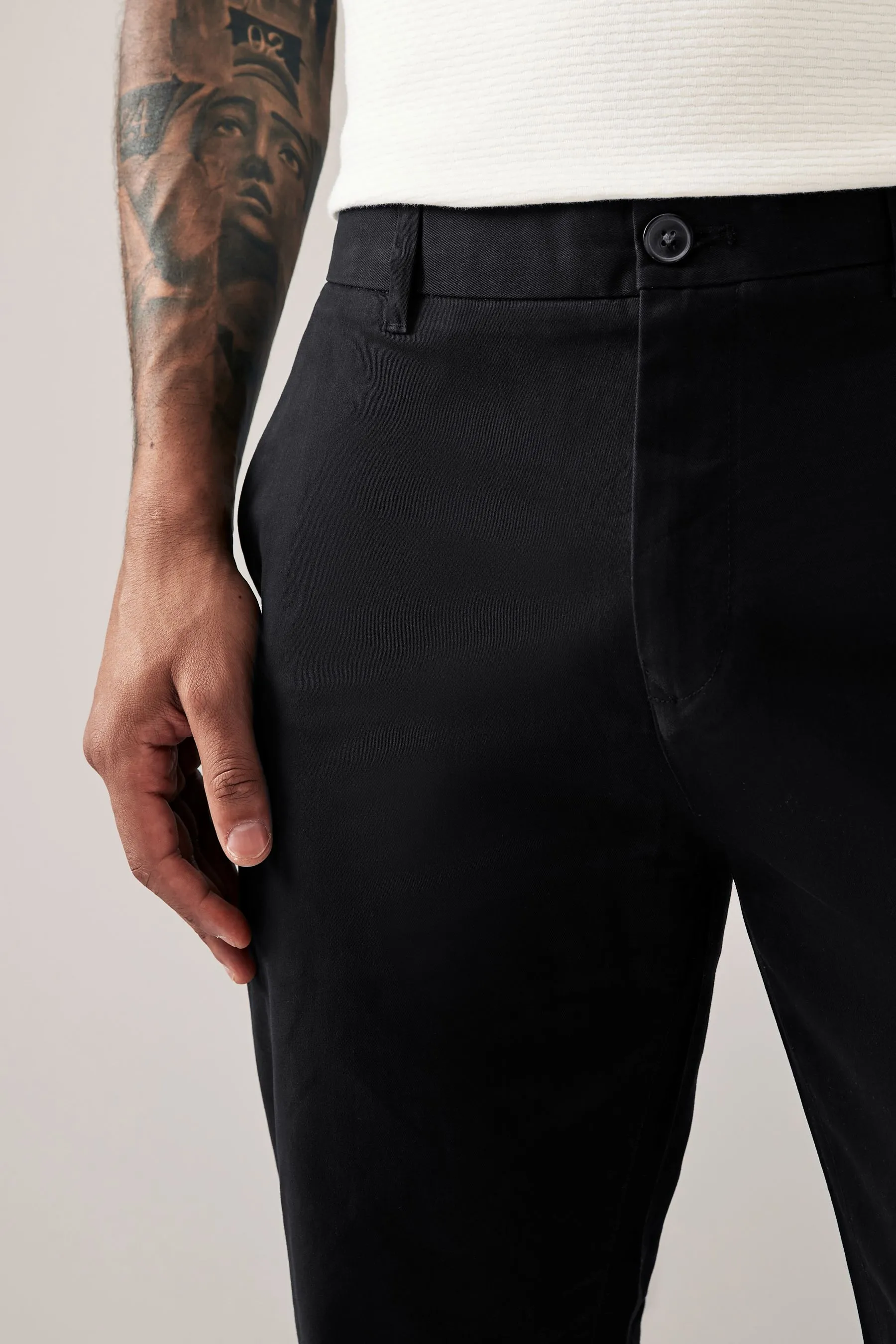 Pantaloni chino elasticizzati