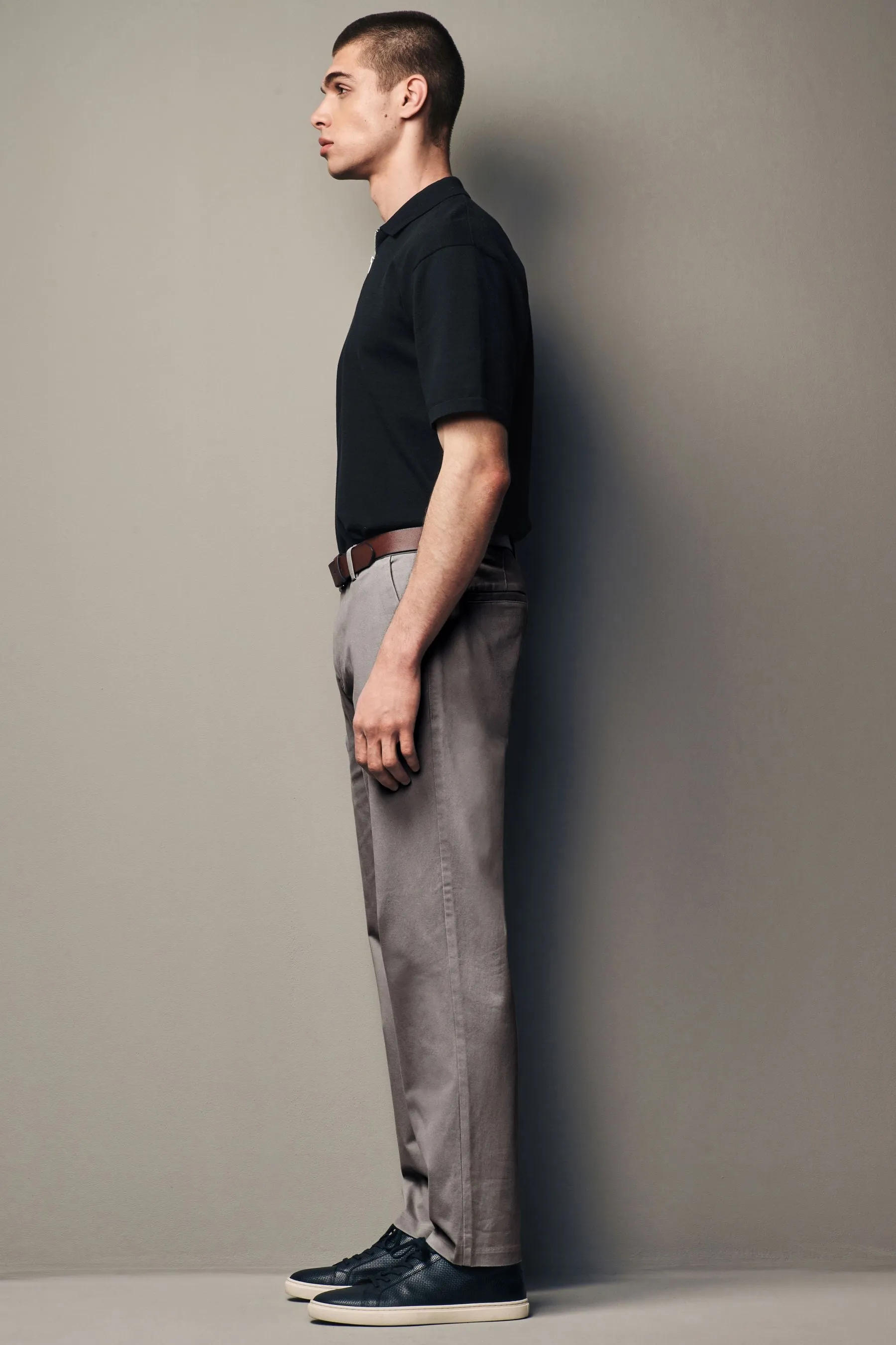 Pantaloni Chino Soft Touch con cintura