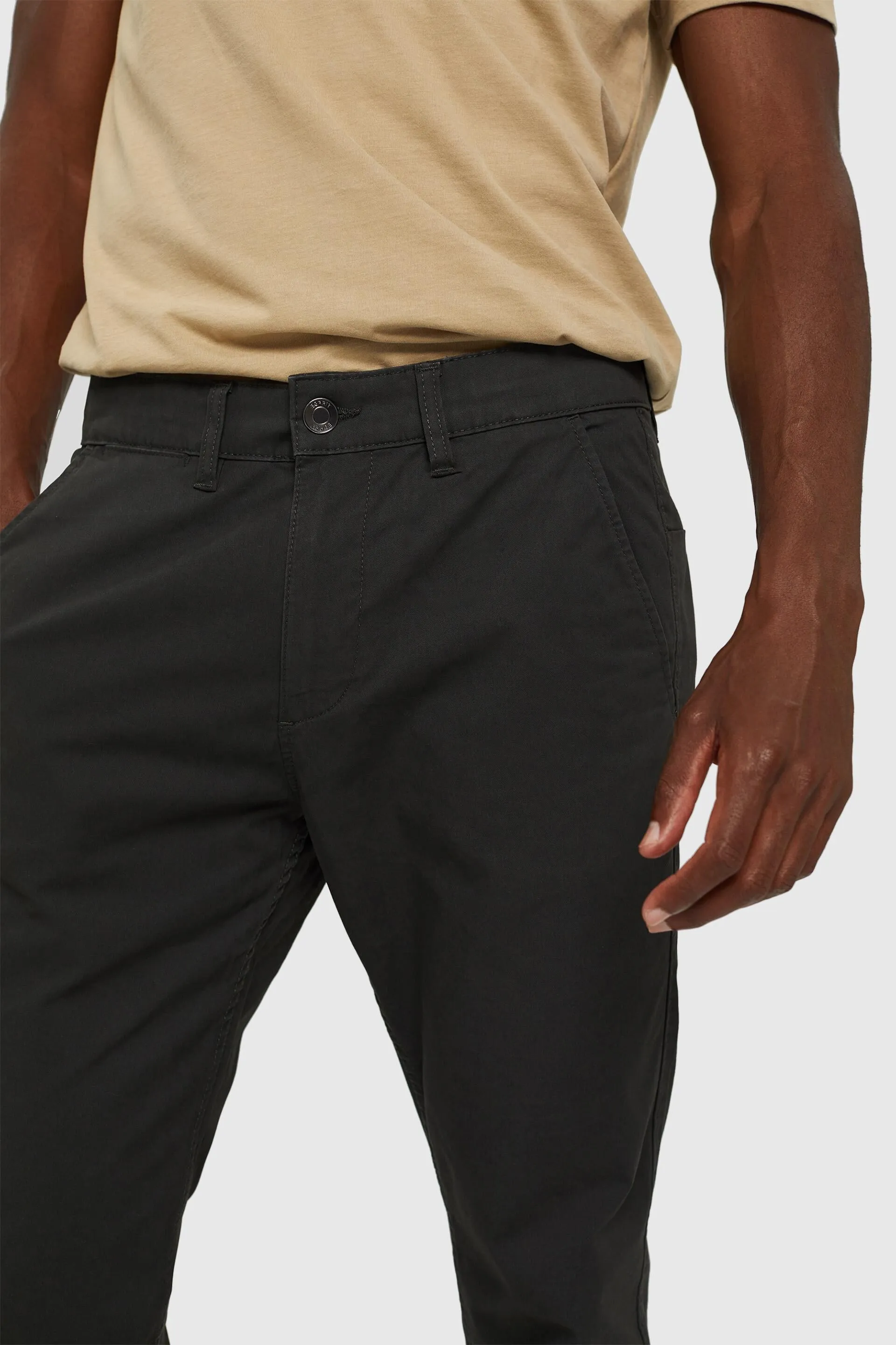 Pantaloni chino stretch, cotone biologico