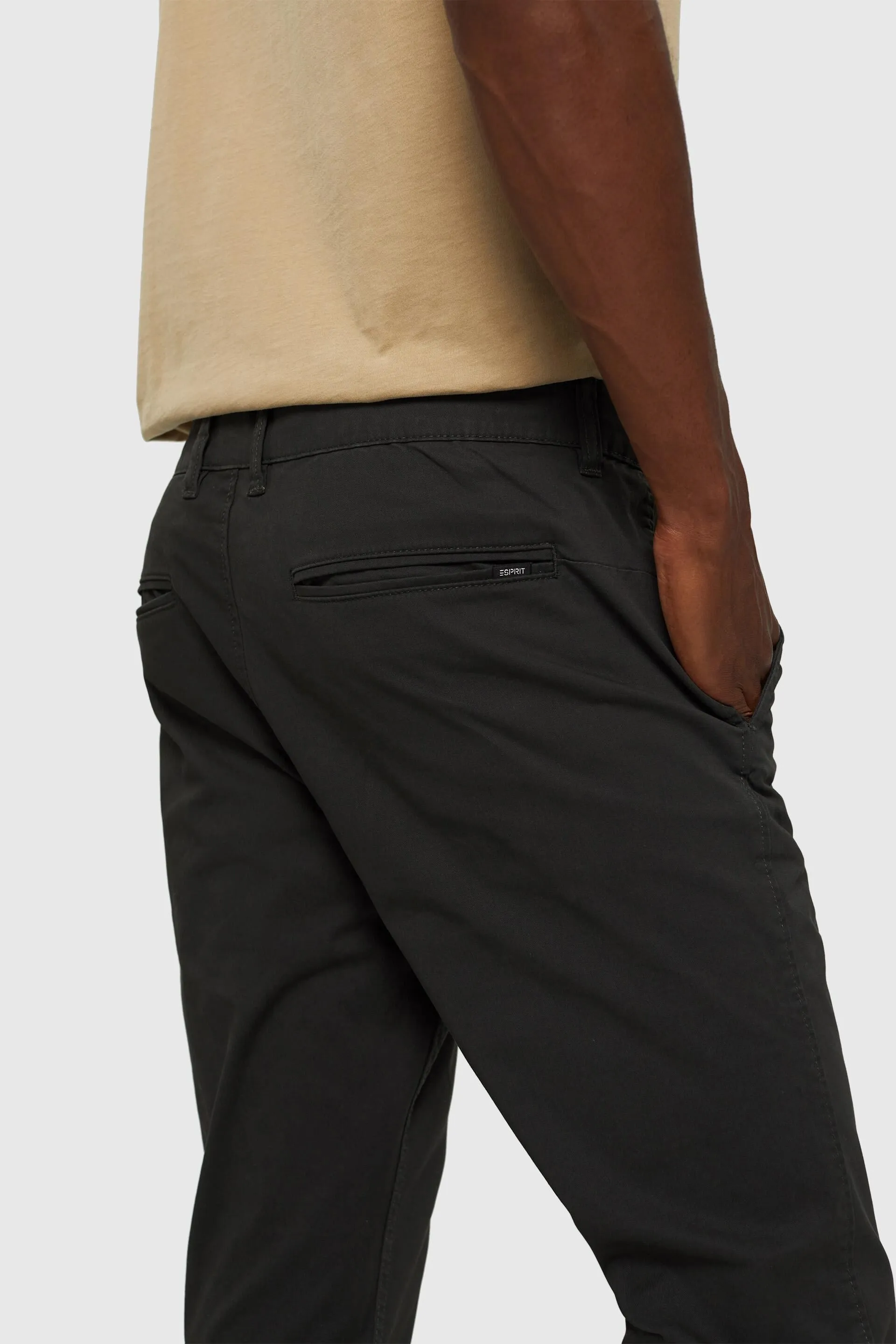 Pantaloni chino stretch, cotone biologico