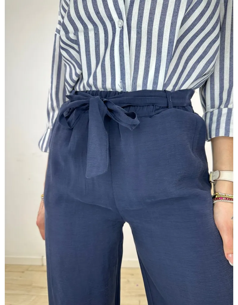 PANTALONI CLELIA BLU