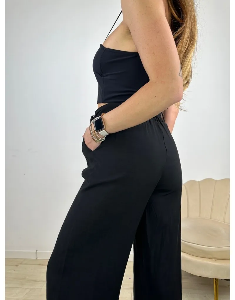 PANTALONI CLELIA NERO