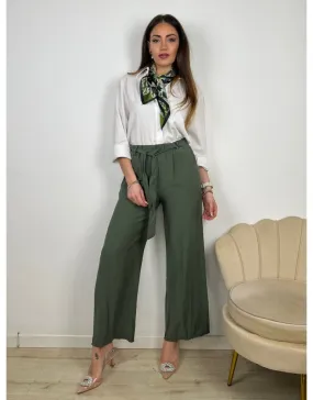 PANTALONI CLELIA VERDE