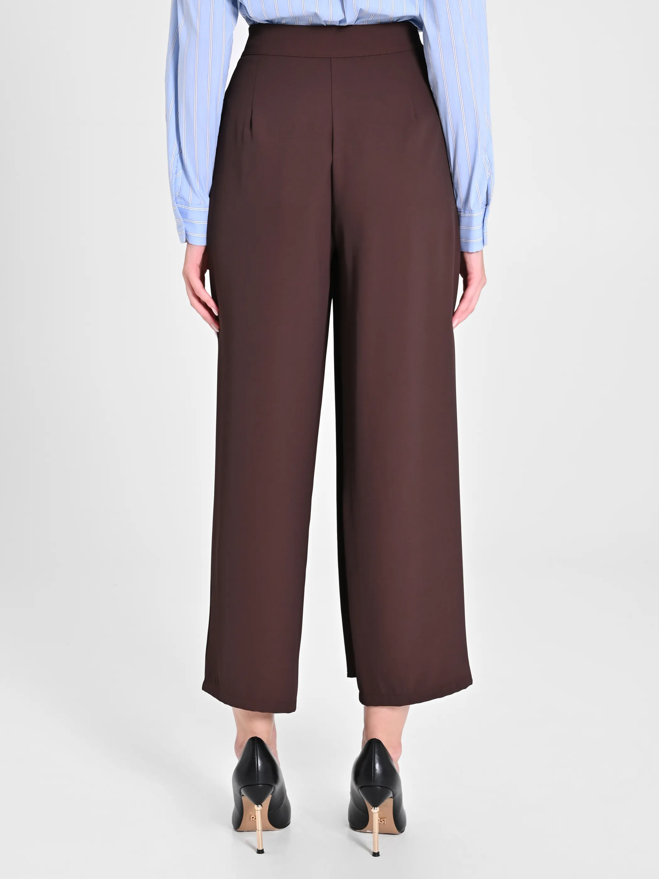      Pantaloni con Pannello color Melanzana     