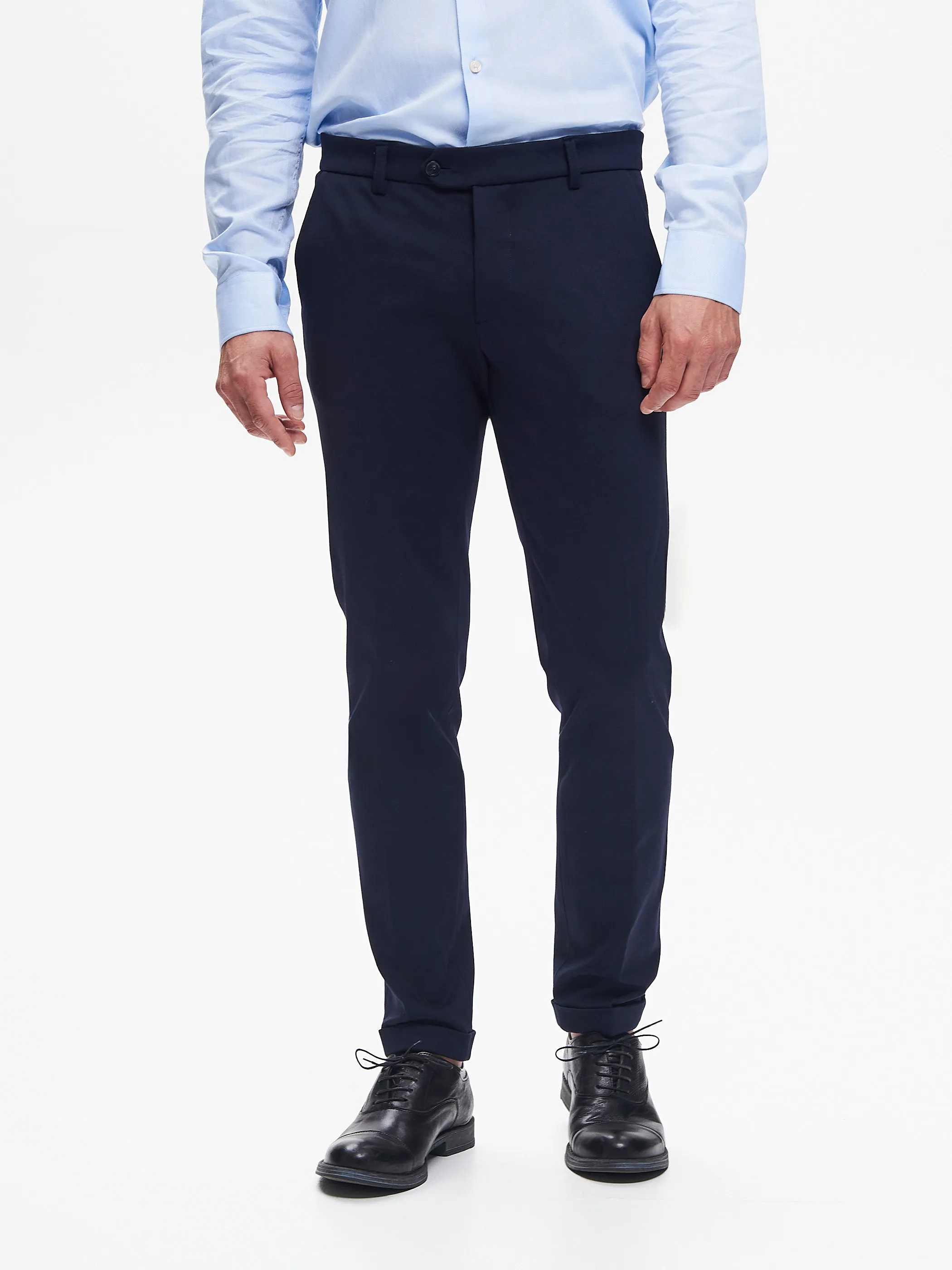      Pantaloni da abito Uomo Punto Milano Blu QB24     