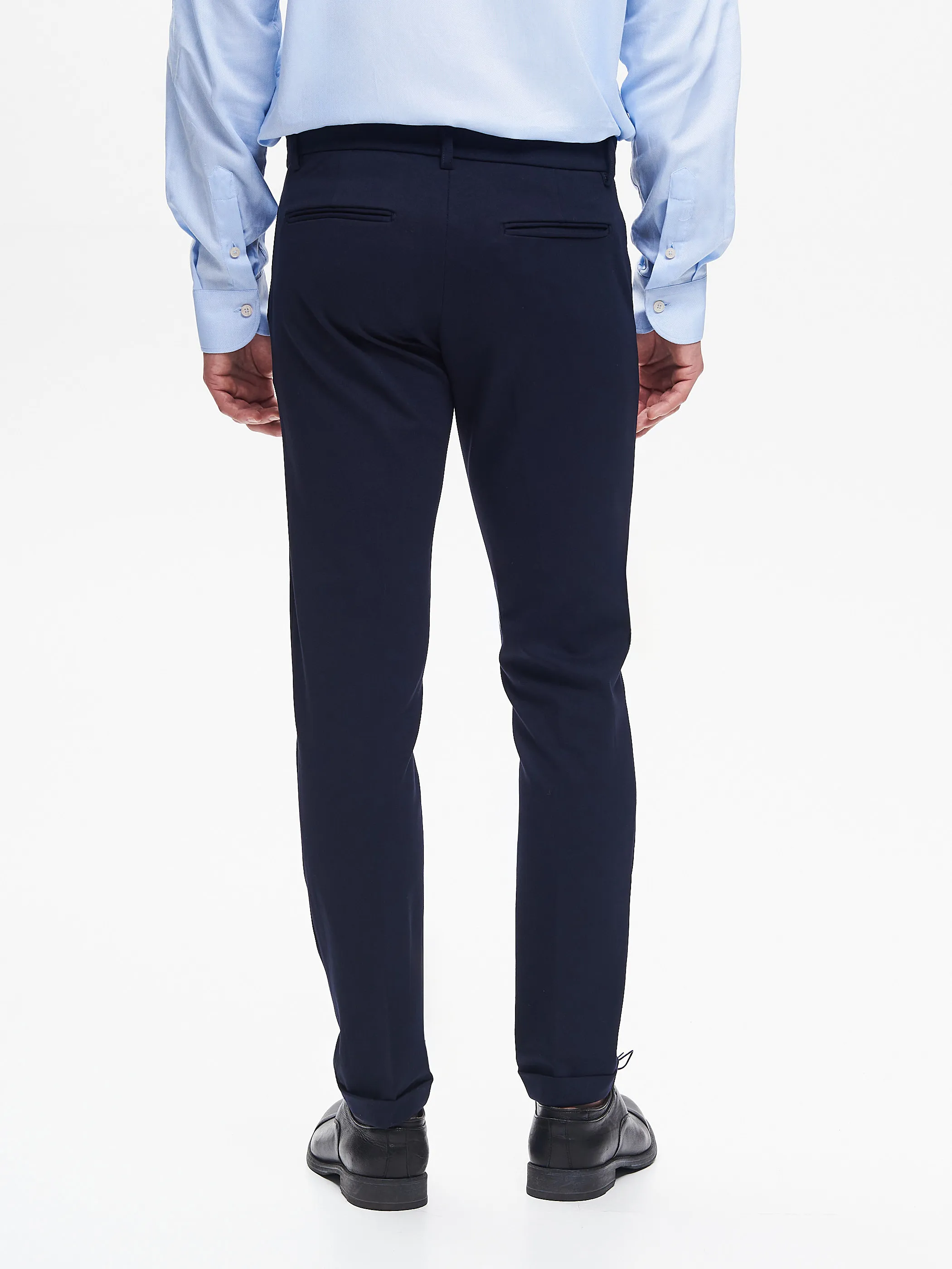      Pantaloni da abito Uomo Punto Milano Blu QB24     