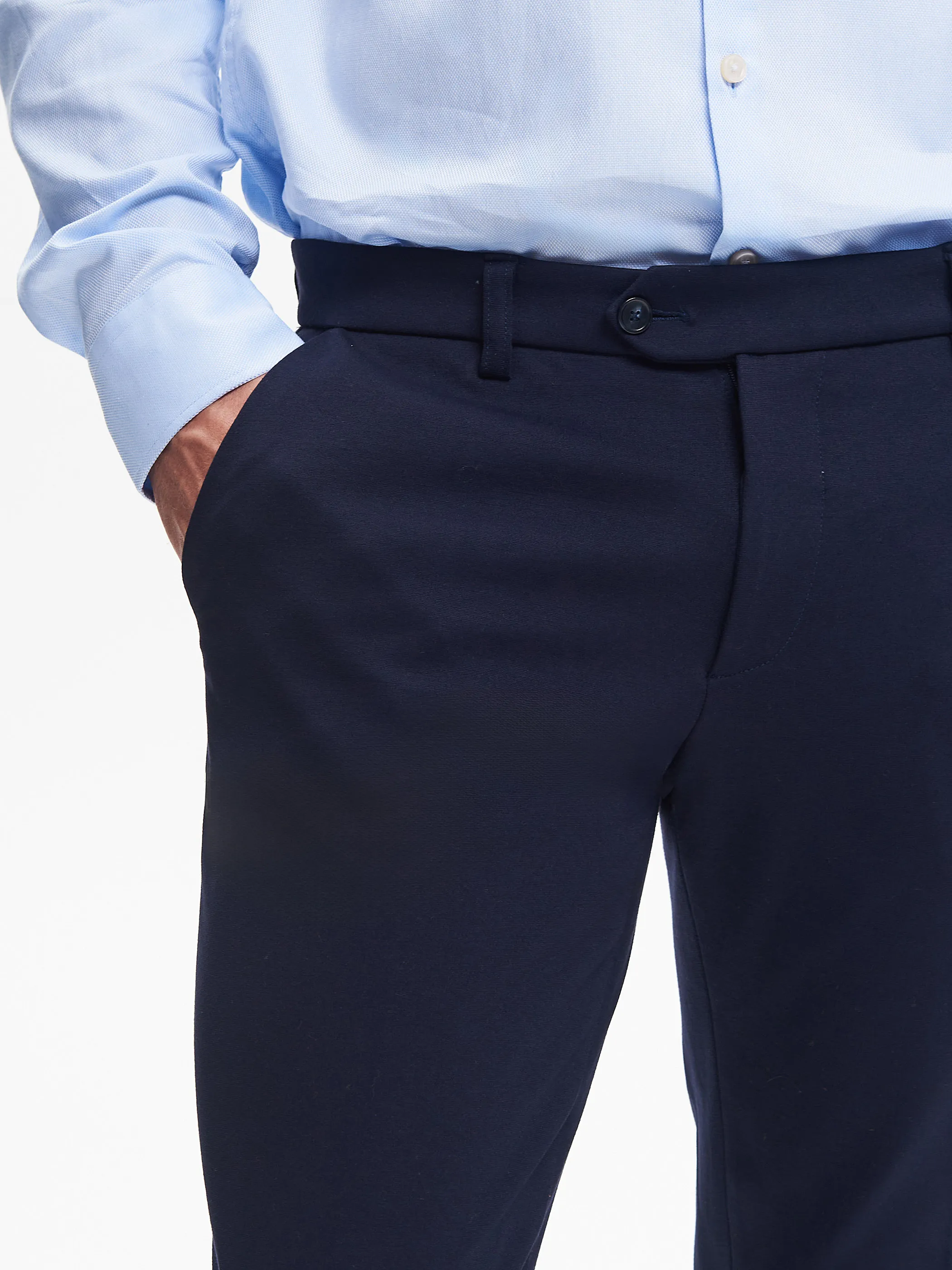     Pantaloni da abito Uomo Punto Milano Blu QB24     