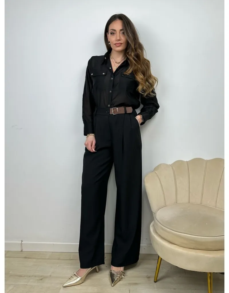 PANTALONI IOLE NERO