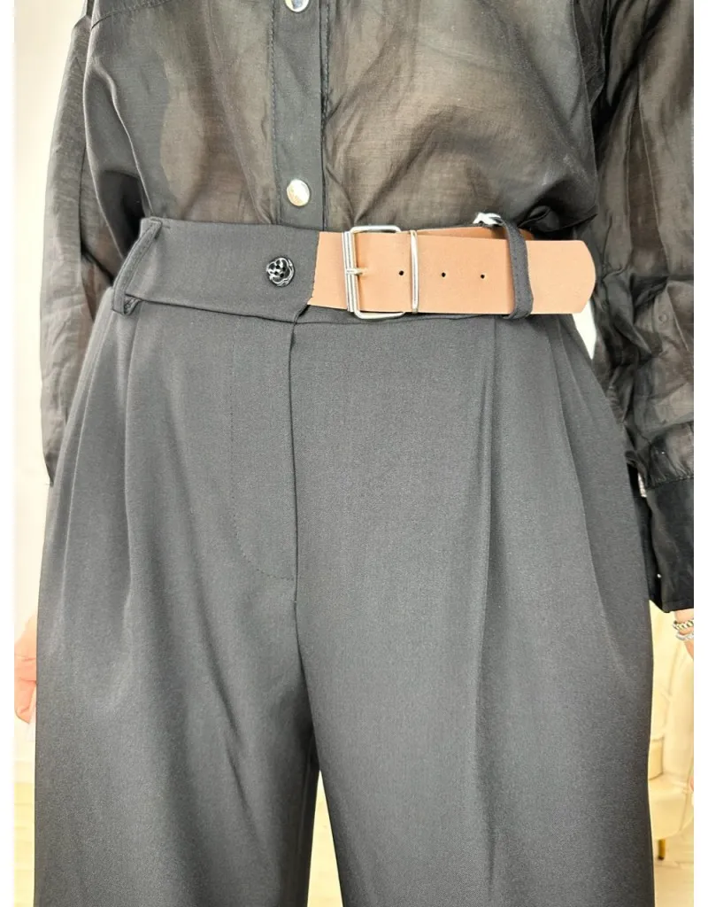 PANTALONI IOLE NERO